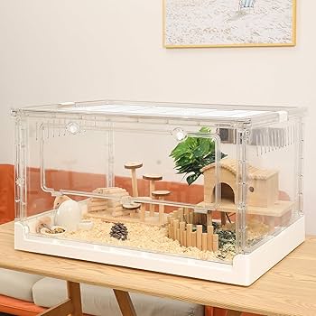 アクリル小動物ケージ 送料込み Amazon | ペットケージ 小動物ケージ うさぎケージ 【透明+通気